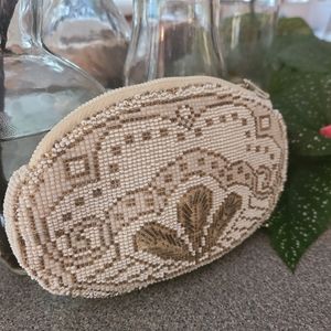 Beaded Clutch 1970s Vintage Purse